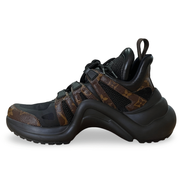 Louis Vuitton Archlight Sneakers in Denim Noir Size 37.5 - Image 4