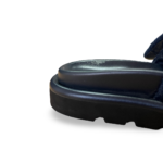 Louis Vuitton Navy Blue Monogram Denim Pool Pillow Velcro Flat Mule (TC0232) Size 38 - Image 6