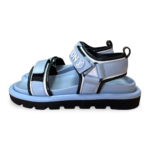Louis Vuitton Calfskin Pool Pillow Flat Comfort Sandals in Blue Size 38 - Image 2