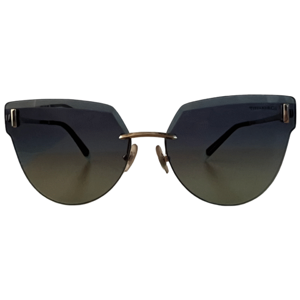 Tiffany & Co. TF3070 6001/9S Butterfly-Frame Metal Sunglasses - Image 2