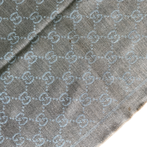 Gucci Light Brown  Reversible CC Scarf – 100% Wool