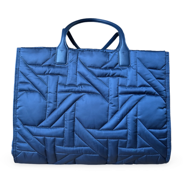Tory Burch Ella Basketweave Satin Tote Bag - Image 3