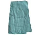 Gucci GG Print Wool Scarf in Turquoise