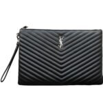 Saint Laurent Cassandre Matelassé Document Holder