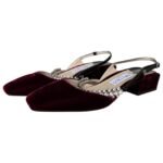 Jimmy Choo Jill 30 Velvet Slingback Mules – Size 39
