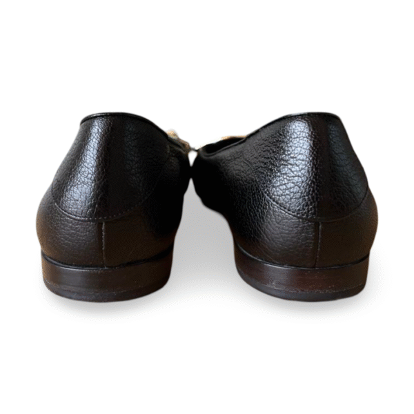 Balenciaga Black Leather Embellished Ballerina Flats – Size 36.5 - Image 6