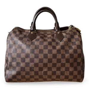 Louis Vuitton Damier Ebene Canvas Speedy 30 Bag