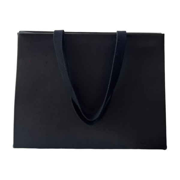Valentino Garavani VLTN Black Leather Tote Bag - Image 2