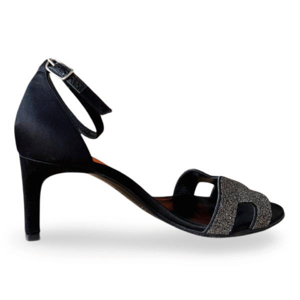 Hermès Première 70 Sandal in Noir – Size 38.5 - Image 3