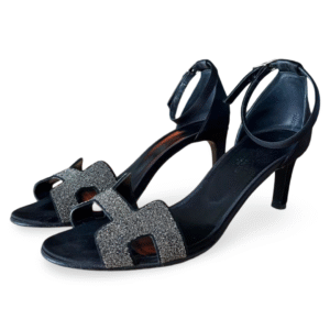 Hermès Première 70 Sandal in Noir – Size 38.5