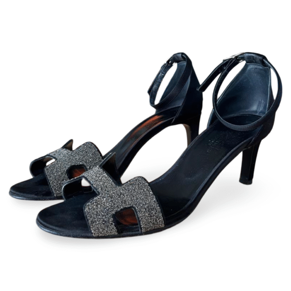 Hermès Première 70 Sandal in Noir – Size 38.5