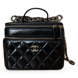 Chanel 22B Double Decker Vanity Case with Chain