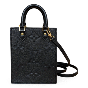 Louis Vuitton Petit Sac Plat Satchel – Black Monogram Empreinte