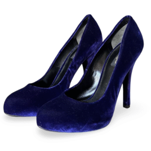 Dolce & Gabbana Purple Velvet Suede Pumps – Size 38