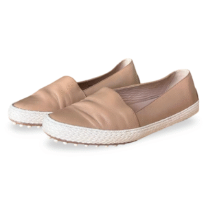 TOD'S Gommino Jute-Trimmed Leather Loafers in Neutral – Size 38.5