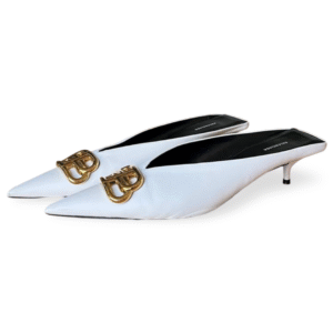 Balenciaga Square Knife BB 40 Mules in Soft Nappa – Size 39