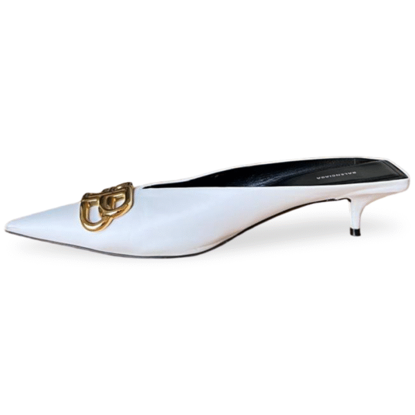 Balenciaga Square Knife BB 40 Mules in Soft Nappa – Size 39 - Image 4