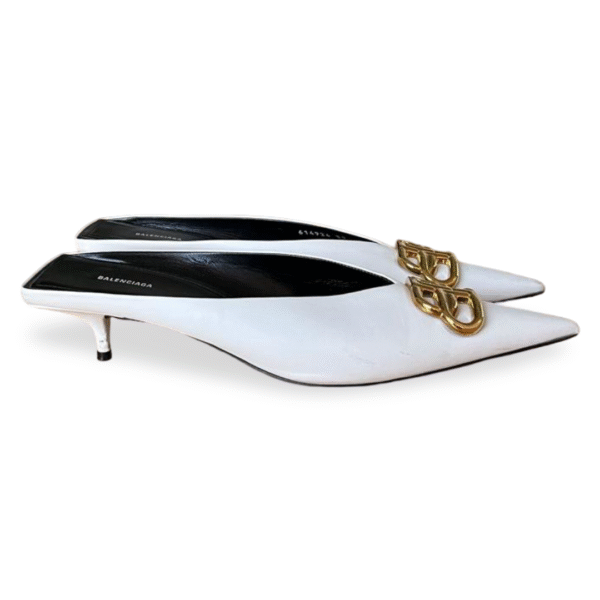 Balenciaga Square Knife BB 40 Mules in Soft Nappa – Size 39 - Image 3