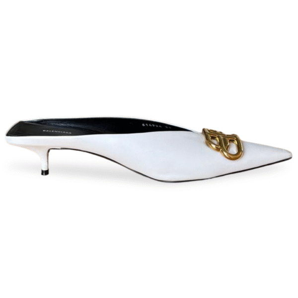 Balenciaga Square Knife BB 40 Mules in Soft Nappa – Size 39 - Image 5