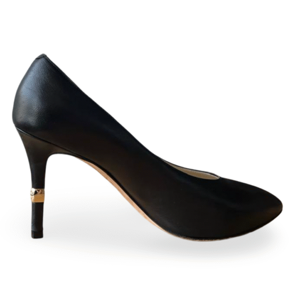Chanel Black Lambskin Pumps – Size 39C - Image 6
