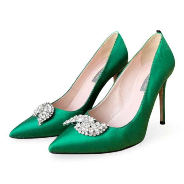 Sarah Jessica Parker Emerald Green Tempest Pumps – Size 38.5