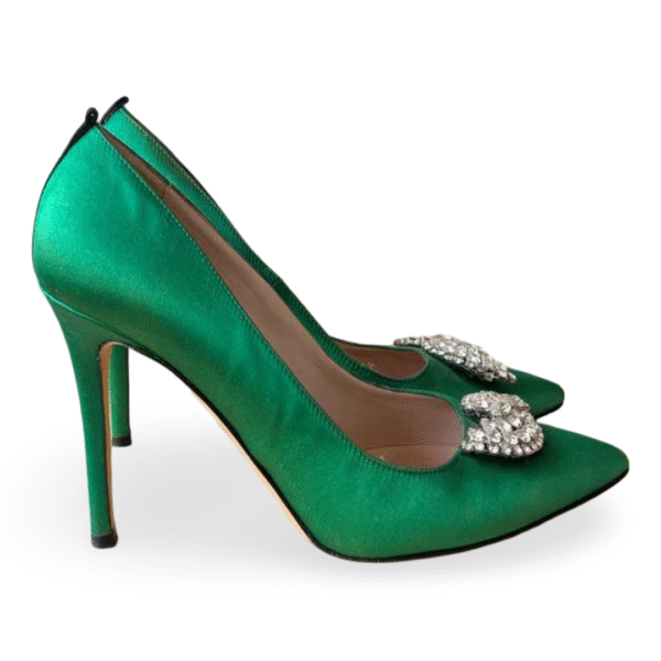 Sarah Jessica Parker Emerald Green Tempest Pumps – Size 38.5 - Image 3