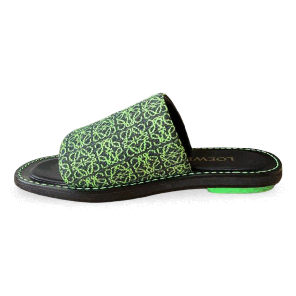 LOEWE Anagram Logo Jacquard Slides – Size 36 - Image 4