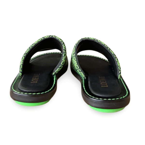 LOEWE Anagram Logo Jacquard Slides – Size 36 - Image 6