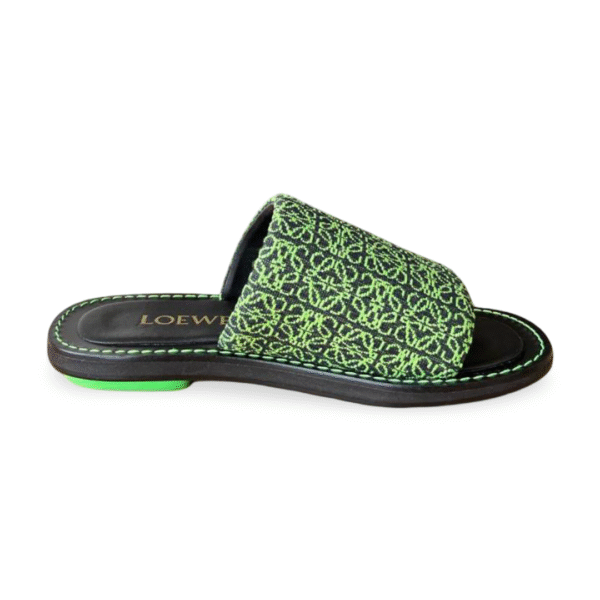 LOEWE Anagram Logo Jacquard Slides – Size 36 - Image 5