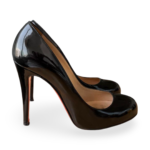 Christian Louboutin Black Patent Simple Pump – Size 38 - Image 3