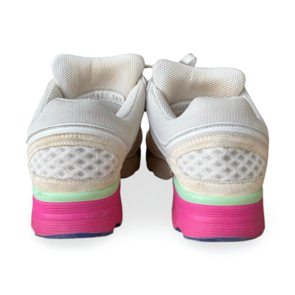 Chanel Interlocking CC Logo Low Top Athletic Sneakers – Size 36.5 - Image 7
