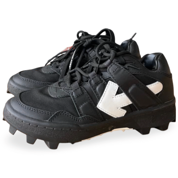 Off-White Black Leather Mountain Cleats Sneakers – Size 36 - Image 2