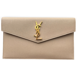 Saint Laurent Uptown Pouch Medium – Beige