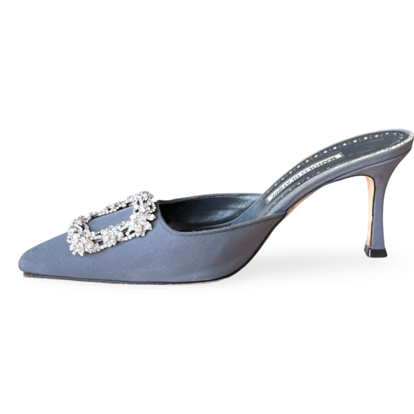 Manolo Blahnik Maysale Jewel Mules – Size 38 - Image 4