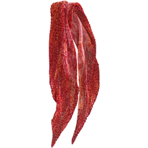 Hermès Vintage 2009 Rose De Madras à Zakynthos Turtle Silk Pleated Scarf – 85 x 85 cm