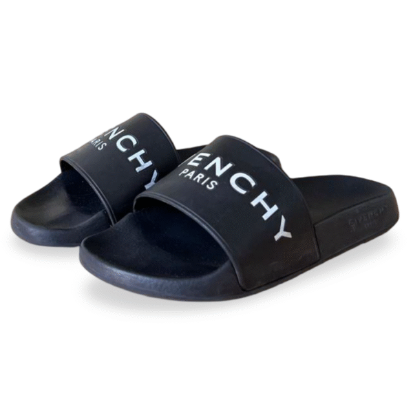 Givenchy Logo Pool Slide Sandals – Size 38