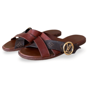 Louis Vuitton Horizon Line Flat Sandals – Size 41