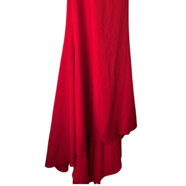 Pronovias Sparkle 2415 Red Bead-Embellished Maxi Dress – UK 8 - Image 5
