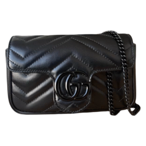 Gucci GG Marmont Mini Shoulder Bag – Black