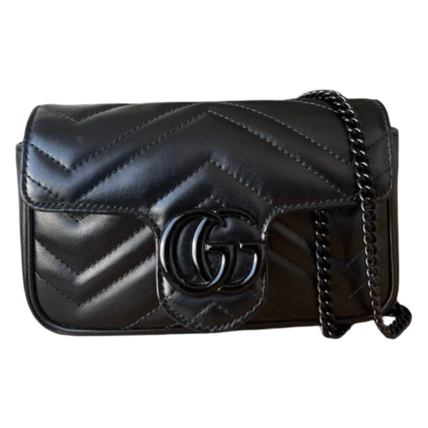Gucci GG Marmont Mini Shoulder Bag – Black