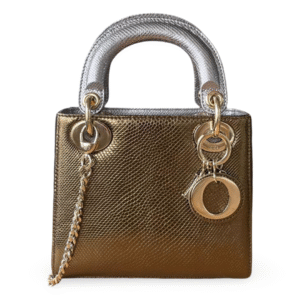 Christian Dior Lady Dior Mini Chain Bag – Metallic Lizard