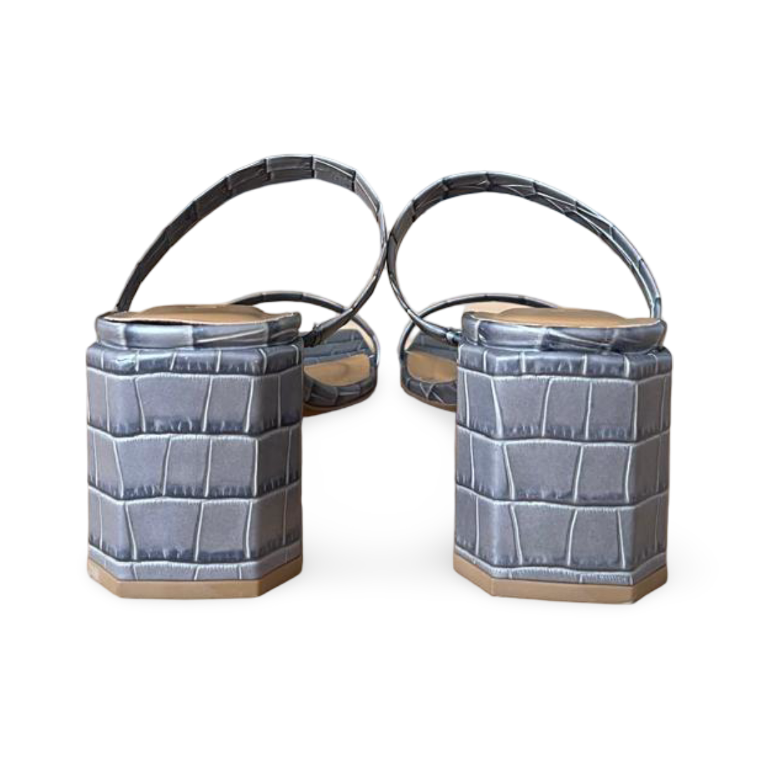 By Far Tanya Sandals Grey – Size 38 - Image 6