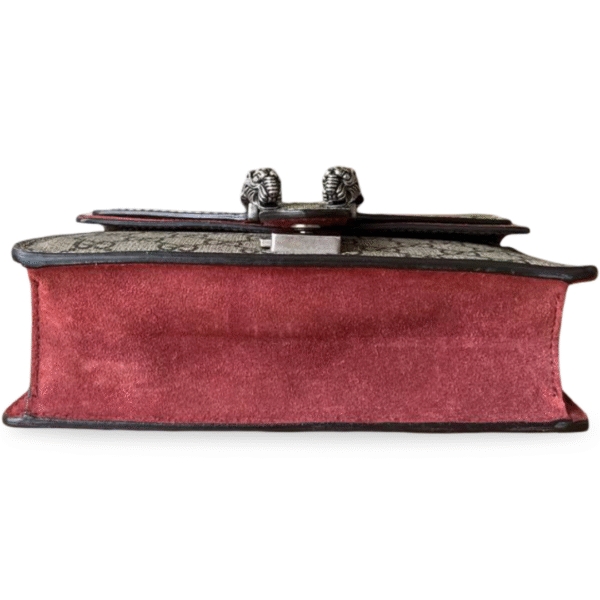 Gucci Dionysus GG Supreme Blooms Mini Shoulder Bag – Brown/Antique Rose - Image 5