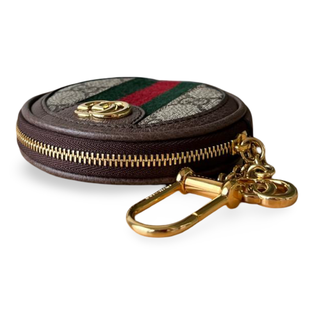 Gucci Ophidia Round Coin Purse – GG Supreme Shaikha's Luxury Closet