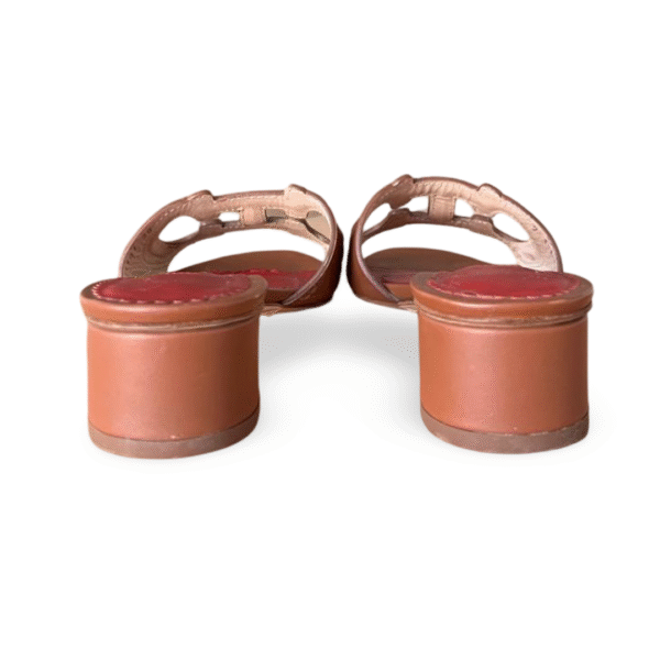 CH Carolina Herrera Slide Sandals Brown – Size 38 - Image 6