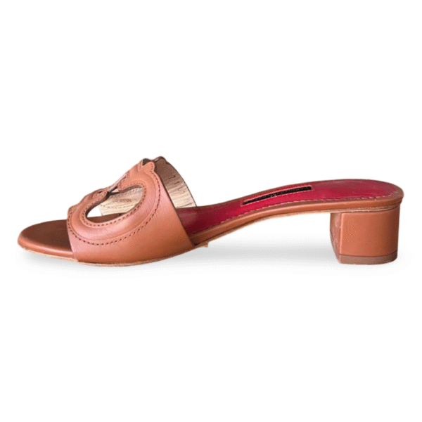 CH Carolina Herrera Slide Sandals Brown – Size 38 - Image 4