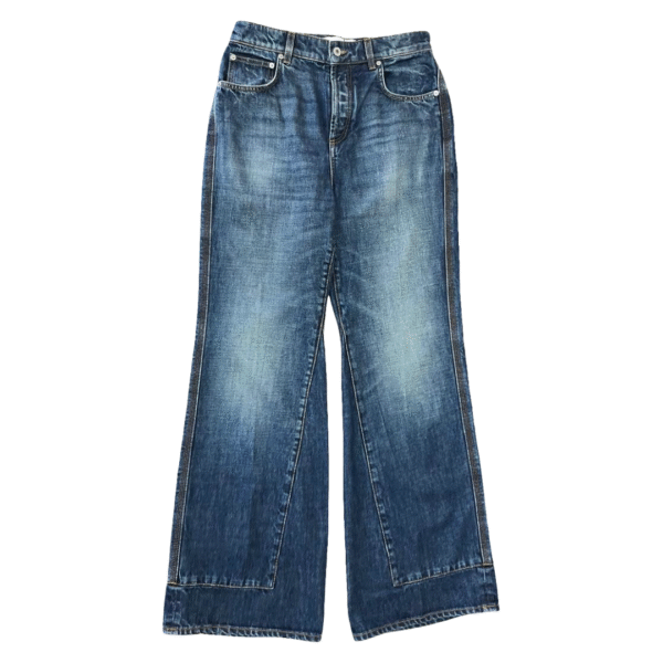 Loewe C/Goya 4 High-Rise Flared Denim Jeans – Size 40 - Image 2