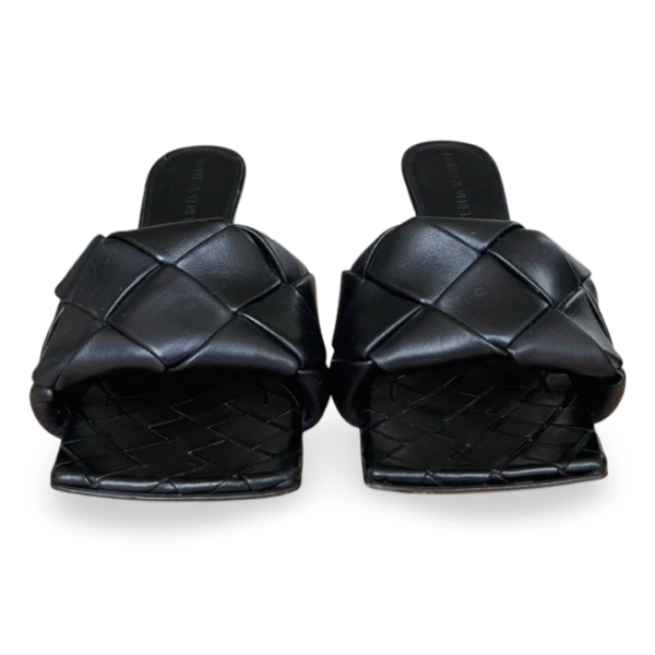 Bottega Veneta Black Lido Mule Sandals – Size 36 - Image 2