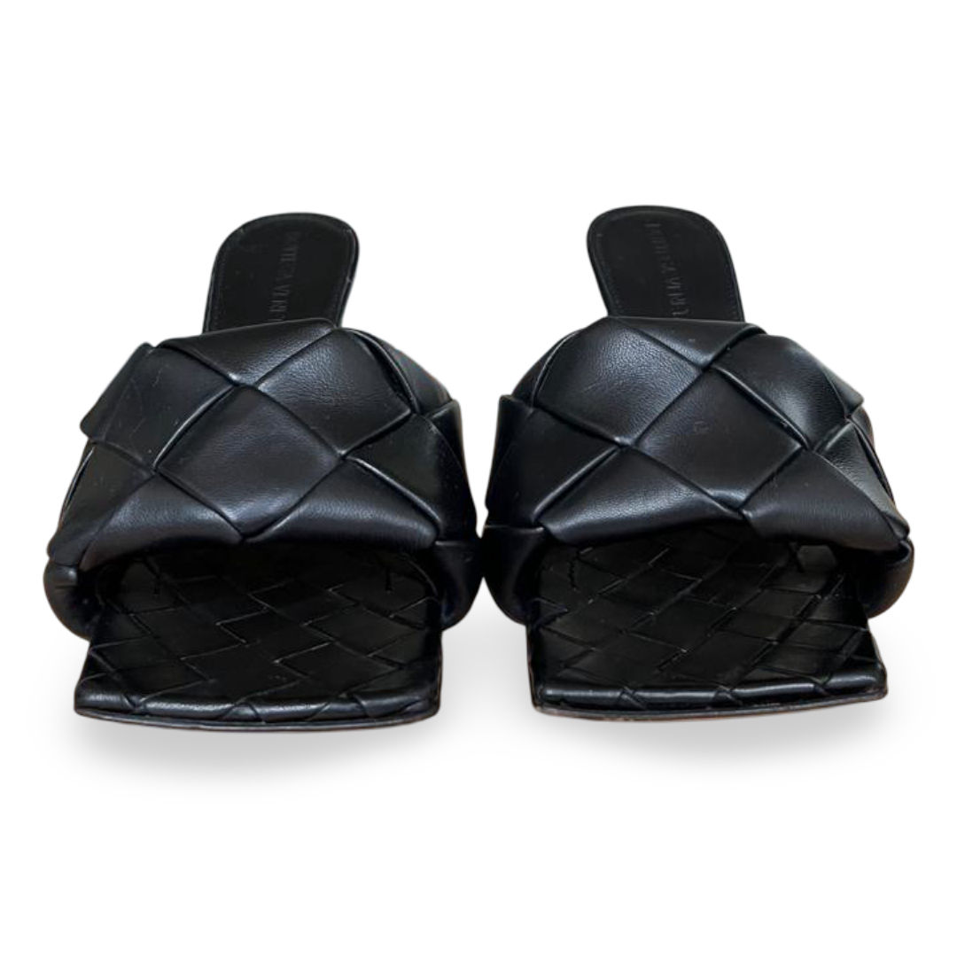 Bottega Veneta Black Lido Mule Sandals – Size 36 2 Bottega Veneta Black Lido Mule Sandals – Size 36 - Image 2