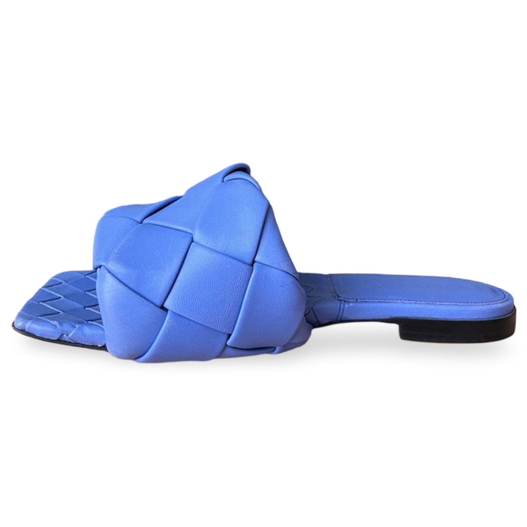 Bottega Veneta Wisteria Intrecciato Lido Flat Sandals – Size 36.5 5 Bottega Veneta Wisteria Intrecciato Lido Flat Sandals – Size 36.5 - Image 5